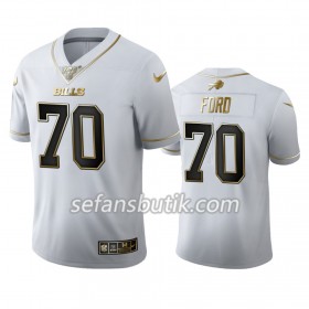 Buffalo Bills Tröjor Cody Ford 70 Nike Vit Golden Edition 100th - Herr